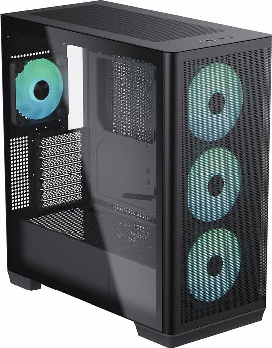 AeroCool APNX C1 - PC Behuizing - Zwart