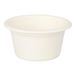 Papstar dressingschaaltjes suikerriet 60ml ø6cm wit pak a 12 stuks