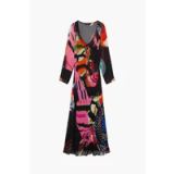 Desigual Vest_Galaxia ML Lacroix Robe pour femme, Noir, XL