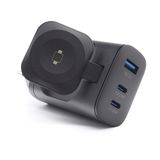 RealPower 450476 oplader voor mobiele apparatuur, Powerbank, Smartwatch, Tablet, Zwart, AC, Draadloos opladen, Snel opladen, Binnen