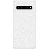 Samsung Galaxy S10 Lignes etoilees Verstevigd hoesje met sublimatie bedrukking