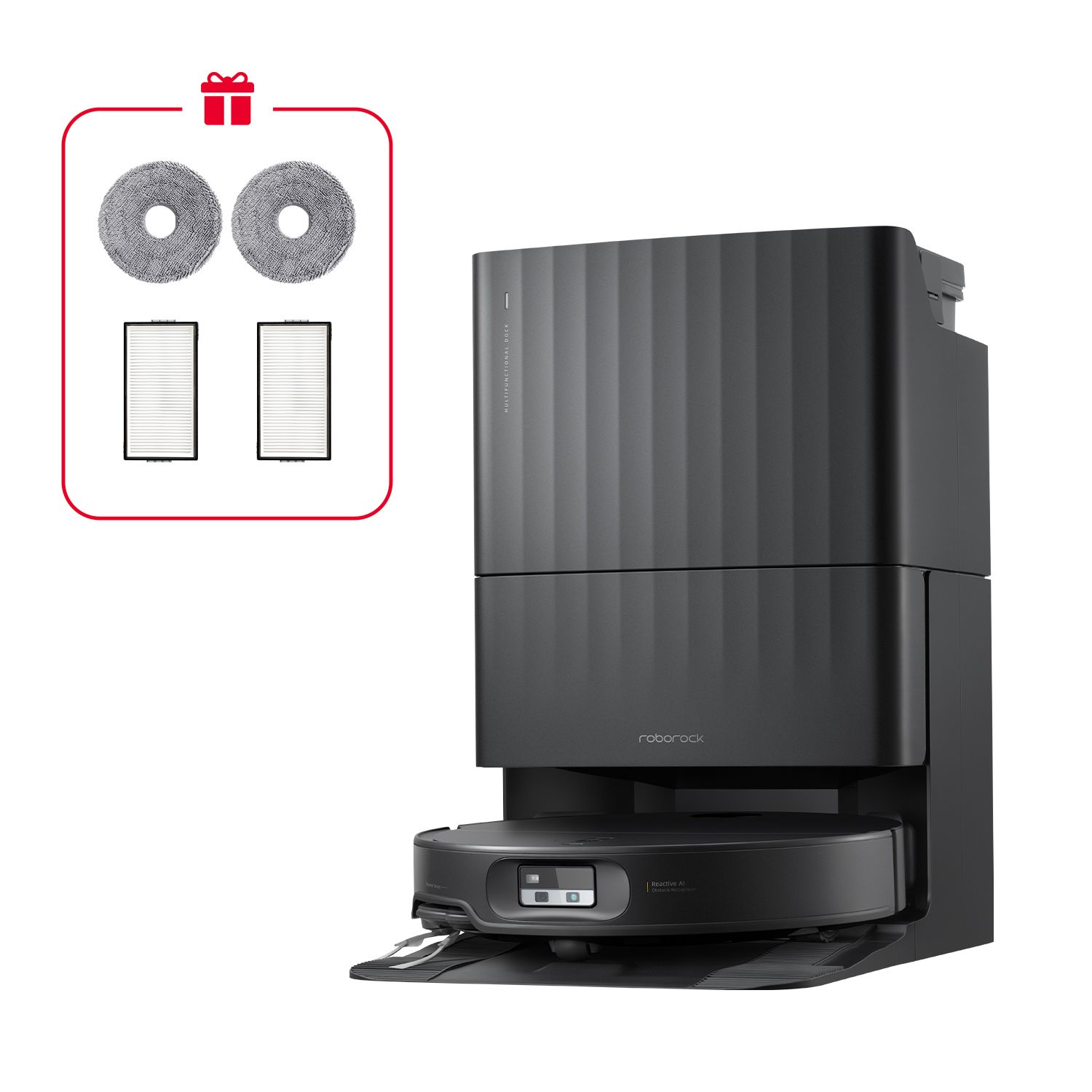 Roborock Qrevo Edge 2X Black Robotstofzuiger