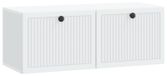 Support mural meuble TV blanc 78,5 x 31 x 30 cm bois modifié