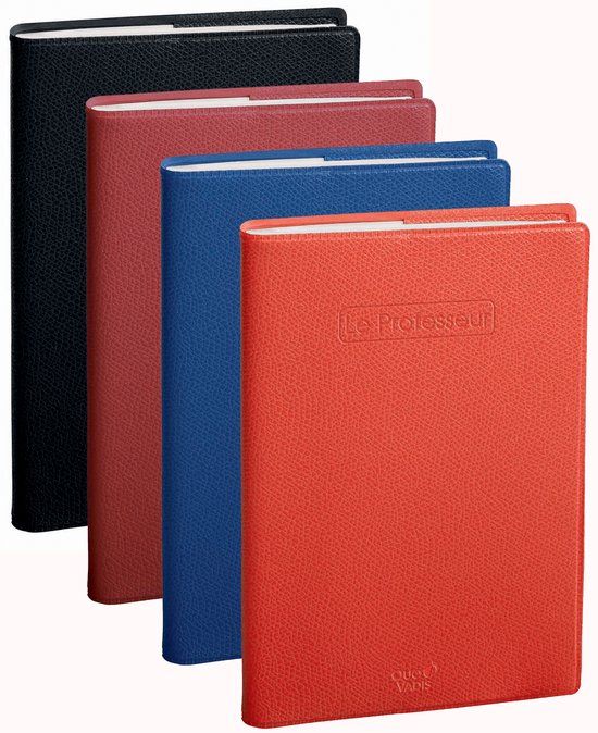 QUO VADIS agenda Prof, 210 x 270 mm, 1 week per pagina, zwart