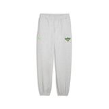 PUMA Sportbroek 'LaMelo' lichtgrijs / lichtgroen / zwart