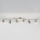 HOFTRONIC Riga RVS LED Plafondlamp 6 Spots GU10