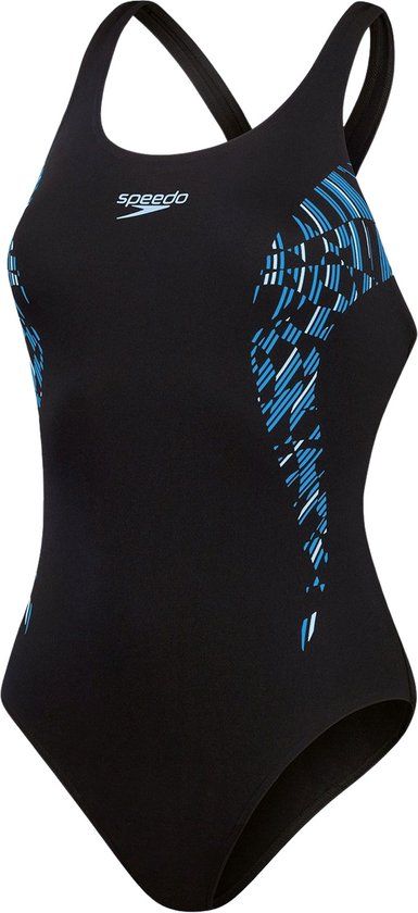 Speedo Placement Muscleback Sportbadpak - Marine/Blauw - Maat 38