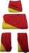 Merkloos / Sans marque Wan GmbH Stoelhoes Set - Stoelhoezen Kniebeschermers - Stoel Beschermen - 3 Delige Set - 4 Stuks - Rood