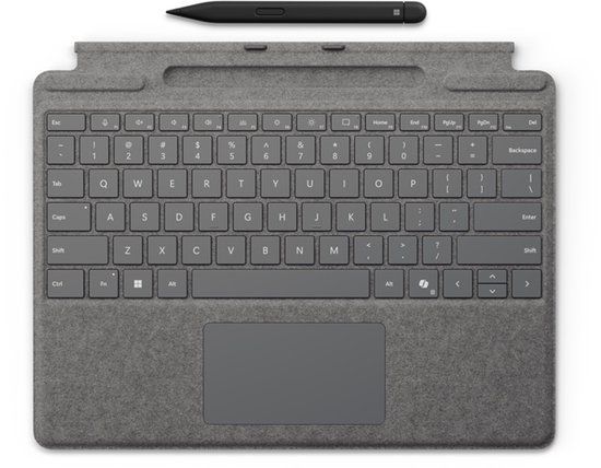 Microsoft Surface Pro Keyboard with Slim Pen QWERTZ Duits Platina