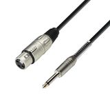 Adam Hall K3 MFP 0600 audio kabel 6 m XLR (3-pin) 6.35mm TRS Zwart, Zilver