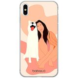 ERT GROUP mobiel telefoonhoesje voor iPhone X/XS Babaco patroon Dogs 005