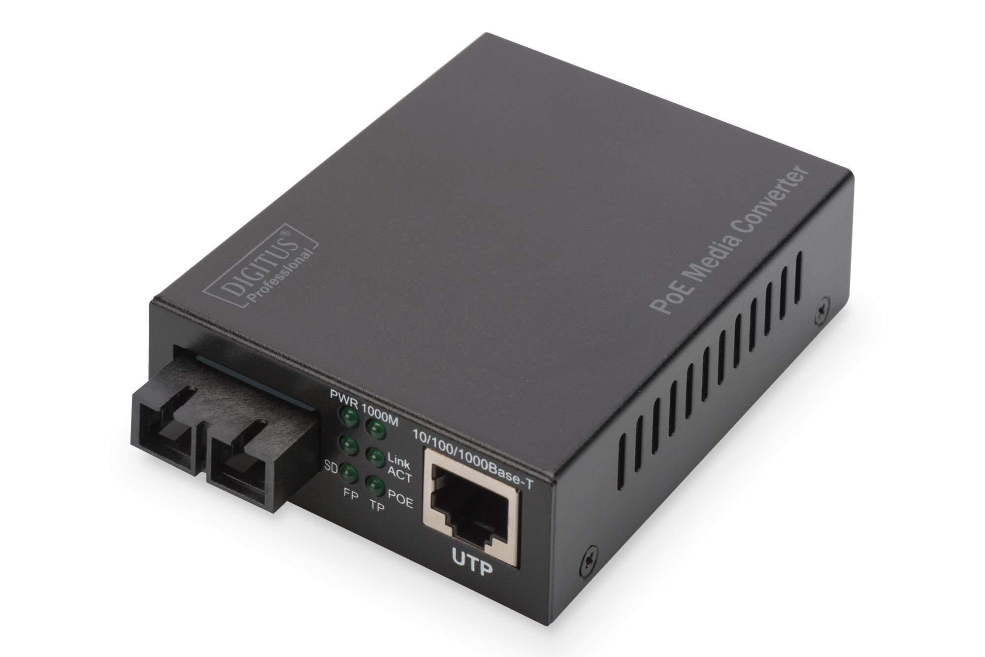 Digitus DN-82150 Netwerk media converter zwart