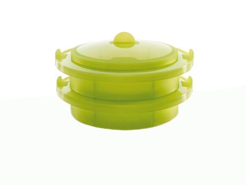 Lékué Vaporera doble verde stoomopzetstuk 22 cm - Groen