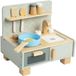 Bigjigs table de cuisine en bois, 7 pièces.