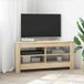 Maison Exclusive meuble TV d'angle 102 x 41 x 50 cm chêne Sonoma