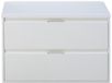 BES LED Porto Badmeubelset 90 cm - Wit Hoogglans - Wastafelbovenblad Wit Hoogglans