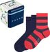FALKE Happy Giftbox 3-Pack gedessineerd katoen multipack sokken kinderen veelkleurig - maat 39-42