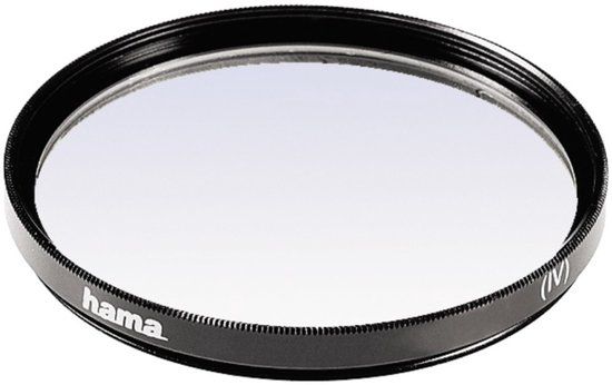 Hama UV Filter - 25mm - Ultraviolet Camera Filter - Water Repellent - Black/White
