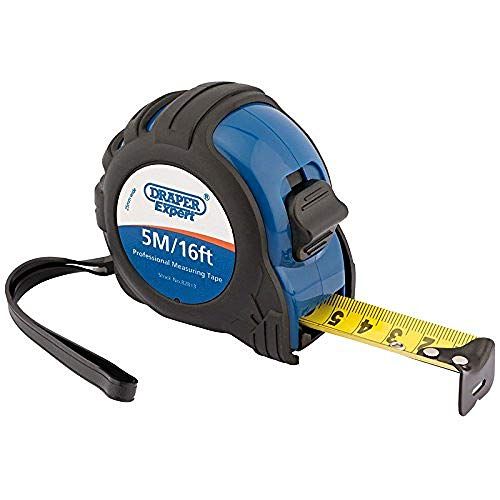 Draper 82813 Expert Professionele meetlint - 5 m/16 ft - Zwart/Blauw