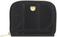 DuDu Up Portemonnee Leer 10 cm - Dames - Horizontaal - zwart