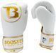 Gants de boxe Booster - PRO BGL VX 4 - Microfibre - Blanc / Or 12 oz
