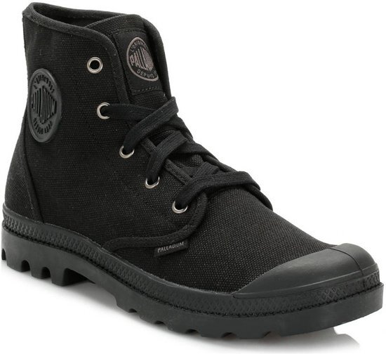 Palladium Pampa Hi Zwart Wandelschoenen Dames Size : 38