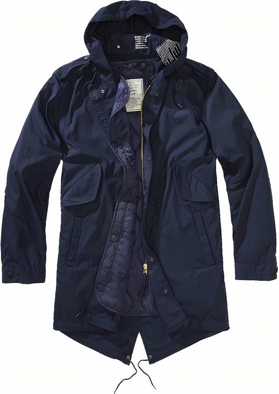 Brandit M51 US Parka jas - S - Donkerblauw