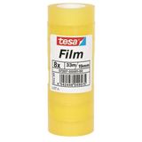 tesa 57207-00001-00 transparante kantoortape 1,9 cm x 8 stuks