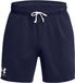 Under Armour Short Ua Rival Terry 6In Bleu Nuit
