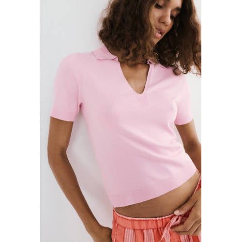 Mango top - lichtroze