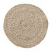 Dixie Set de table Elin twist Ø38 cm Nature-gris