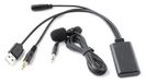 KIT MAINS LIBRES : Microphone, connexion USB via jack 3,5 mm (Aux In) / streaming Bluetooth
