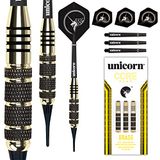 Unicorn Unicorn S/T Core Plus Win, dartpijlen van messing, uniseks, volwassenen, brons, 17 g