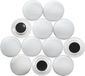 First4magnets Grote witte mededelings-/planningsmagneet (40 mm diameter x 8 mm hoog) (1 verpakking van 12), metaal, zilver