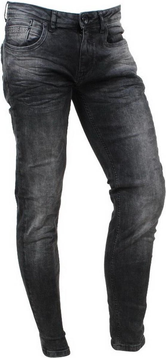 Cars Jeans Heren BLAST Slim Fit BLACK USED - Maat 31/34