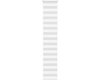 vidaXL Zebra rolgordijn 50x200 cm stofbreedte 45,9cm polyester wit