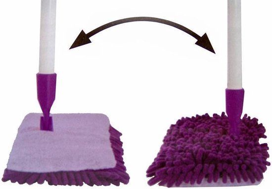 EasyMaxx Dubbelmop Premium - Paars - Microvezel