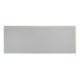Mars Gaming MMP224, XXL Gaming Muismat 880x330mm, Rainbow Randontwerp, Antislip Natuurlijk Rubber Basis, Nanotextiel Oppervlak van Hoge Precisie, Flexibele Muismat, Wit