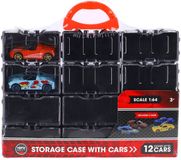 Rapid Wheels speelgoed opbergbox met 2 diecast auto's multicolor.
