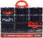 Rapid Wheels speelgoed opbergbox met 2 diecast auto's multicolor.