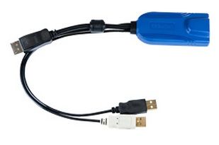 Raritan D2CIM-DVUSB-DP KVM Kabel - Zwart, Blauw
