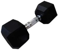 Softee Hex Dumbbell 22.5kg Black