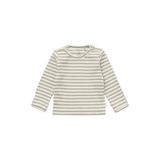 Noppies baby gestreepte longsleeve - groen/ecru