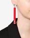Isabel Marant Boucles d'oreille Karlie - Femme - Rouge-argenté