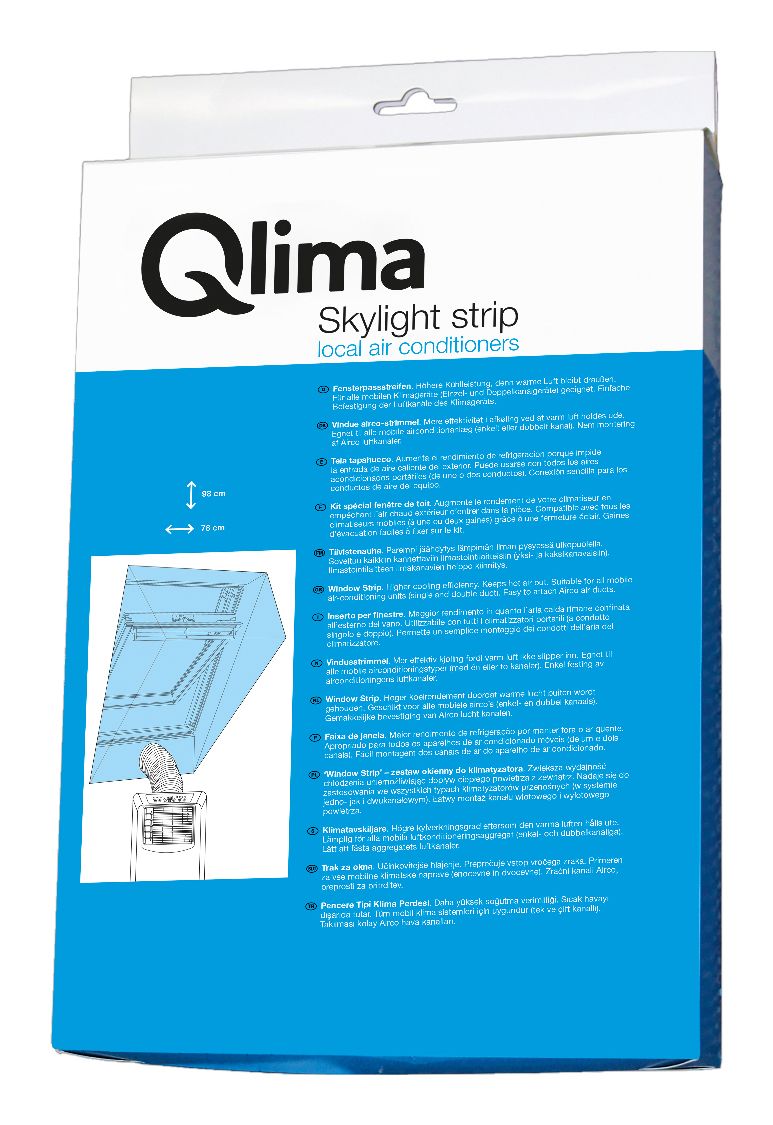 Qlima Window fitting KIT Skylight - Antraciet