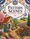 Pattern Scenes Coloring Book: 25 Beautiful Pattern Scenes for Relaxation, Stress Relief & Mindfulness