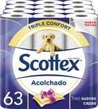 Scottex Toiletpapier 63 Rollen 3-laags