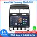 Awesafe Autoradio Geschikt Voor VW Volkswagen Touareg 2002 t/m 2011 - Android 14 - Draadloos Apple Carplay & Android Auto - 2GB + 64GB - 4 Core processor - Bluetooth & Wifi GPS Navigatie