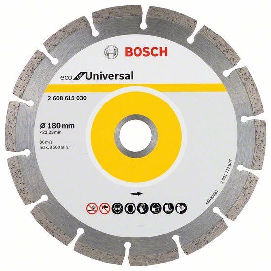 Bosch Accessoires Bosch Diamantdoorslijpschijf Eco Universeel Ø 180 mm