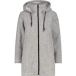 CMP Parka met capuchon van nepbont in technische gemêleerde fleece vrouw